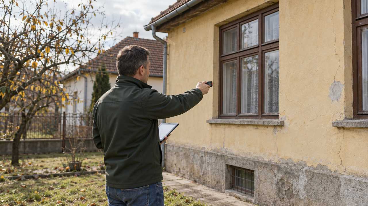 Energetikus felmér egy régi, szigeteletlen családi házat